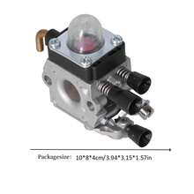 Carburador Carb, Reemplazo del carburador para STIHL FS38 FS45 FS46 FS55 FS74 FS75 FS76 FS80 FS85 - Plateado - Ver 6