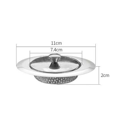 Stainless Steel Sink Net Kitchen Sink Anti-Clog Drain Hair And Debris Catcher