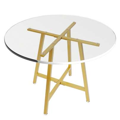 Futchoy Modern Dinning Table Base, Coffee Table Base, Heavy Duty Desk Base For Glass, Wood, Marble Top