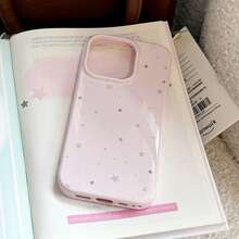 KAIWD 1 chiếc ốp lưng màu hồng ổi và tím nâu hình ngôi sao tương thích với iPhone 17 Pro Max, Apple 15 màu hồng hình ngôi sao graffiti tương thích với Apple 16 Pro Max, kiểu dáng tối giản Hàn Quốc cho iPhone 17, 13 inch, 15 inch, vỏ mềm, ngọt ngào, nữ tính, hình học, tối giản, tươi mới, mềm mại, phong cách . - Màu Hồng baby - Xem 11