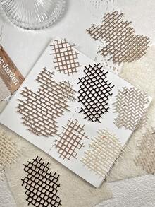 Gói 10 tờ giấy rỗng, giấy thủ công trang trí cổ điển dùng để cắt dán, làm sổ lưu niệm, tạp chí - Nhiều màu - Xem 18