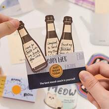 16pcs/32pcs Cute Cartoon Memo Pads, Fruit Themed Colorful Paper, With Die-Cut Grooves, Creative Life Journal, Learning Tool, Suitable For Miscellaneous Diary, Scrapbooking, Diary Decoration, Collage, Photo Album Etc.