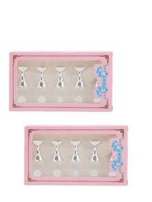 2 chiếc giá trưng bày móng tay nghệ thuật màu bạc, giá đỡ tập làm móng acrylic, giá trưng bày móng từ tính, thiết bị và đồ trang trí salon làm móng để trưng bày và luyện tập làm móng nghệ thuật. - Nhiều màu - Xem 8