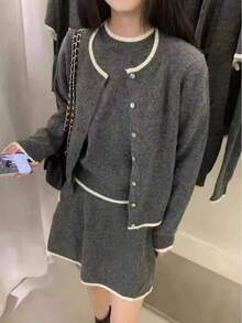 Women Two-Piece Outfits - Oat - View 4
