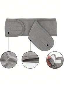 3/1pc Adjustable Women's Spa Facial Headband, Shower & Makeup Hair Tie Suitable For Washing Face, Soft Towel & Hair Styling Accessory Accessories - Multicolor - View 6