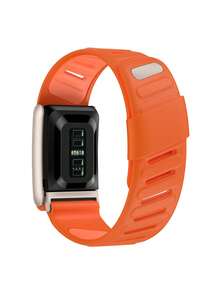 5.0/MG SportFlex - ECG Wristband, Soft Silicone, Waterproof & Sweat-Proof, Compatible With Bluetooth 5.0 - Burnt Orange - View 2