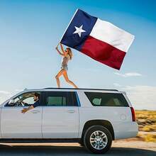 1pc Flags Texas Vivid Colors And Fade Resistant Double Stitching With Brass Grommet, 3x5 Feet - Style 1 - View 4