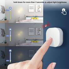 Interruptor Inteligente Inalámbrico de ABS, Control Remoto de Luz con Distancia Efectiva 25M, Compatible con Zigbee y Tuya, Configura Temperatura de Color y Escenas Inteligentes con un Toque - Blanco - Ver 4