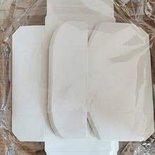 10 cái Trắng/nâu Giấy kraft Nhiều kích cỡ Hình vuông Qủa tặng Kẹo hộp , DIY Hộp bao bì - 10 - Xem 9