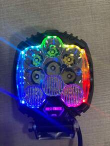 Faro De Reversa En Led Con Contorno Rgb 12/24v 2 Piezas - RGB - Ver 8