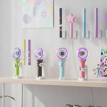 5支装应援棒支架 - 应援棒收纳架，可调节应援棒支撑架，适用于通用应援棒，方便粉丝收藏、展示和整理。 - 白色-5pcs - 查看 8