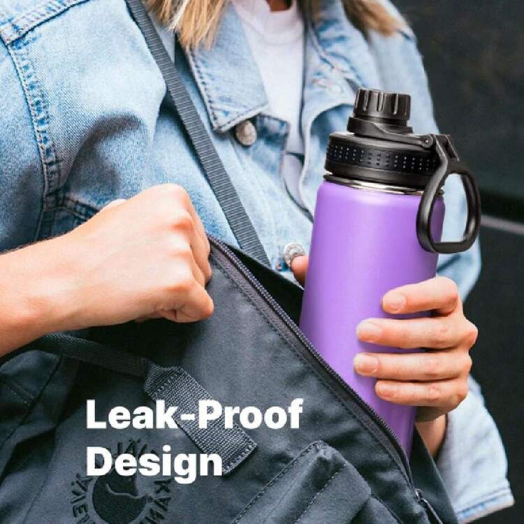 Replacement Lid Fits For  Wide Mouth, Spout Lid For Hydroflask 12 16 18 20 32 40 64oz Wide Mouth Water Bottles, ,31244790 - Pink - View 6
