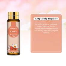 1pc 10ml/0.33fl.Oz Fragrance Oil Perfume Scent, Fruit Scent Essential Oils With Dropper PHATOIL Coconut& Vanilla Bubble Gum Sea Breeze Parma Violet Orange Blossom Freesia Marshmallow Apple Mango Strawberry Cherry Coconut Litchi Peach Pineapple