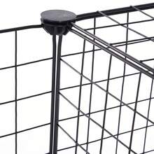 Cage métallique flexible noire pour petits animaux PawHut, 106 x 73 x 36 cm - 1 - Voir 7