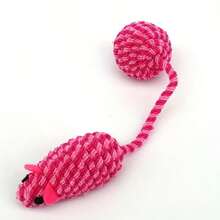 Fun Interactive Plush Mouse Cat Toy For Medium-Sized Dogs - Bite-Resistant And Playable Accessories - Random Color, 1 Piece - View 7