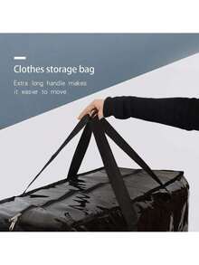4XL 超大容量加厚收纳袋，搬家手提袋，可重复使用的衣柜整理袋，带拉链和结实提手，适用于衣物/鞋子/毯子/枕头等物品，非常适合搬家/旅行/收纳，是居家和旅行爱好者的必备品，也是返校和大学必备单品。 - 彩色 - 查看 2
