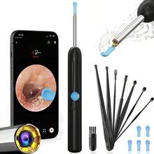 9pcs Earwax Removal, Ear Cleaner With Camera With 1080P, Earwax Removal Tool With 6 LED Lights, Earwax Removal Kit With 8 Ear Picks, Earwax Camera - 隨機的 - 查看 2