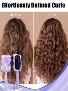 Hair brushes-EU+UK 2026 闪光猪鬃卷发梳，适合卷发，打造专属女士卷发造型 - 彩色 - 查看 4