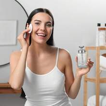 6Oz / 180ml Glass Push Down Pump Dispenser With Cover, Acetone Pump Dispenser Alcohol Dispenser Push Down, Nail Polish Remover Dispenser Bottle Push Down Hand Pumping Press Container - 1 cái - Hình vuông - Xem 8