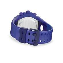 Casio Reloj deportivo para hombres G-Shock - Disponible en múltiples colores vibrantes (morado/rosa/plateado/verde lima), resistente al agua 200M, pantalla analógica/digital dual con retroiluminación LED, diseño protector duradero, adecuado para uso diario y deportes GA-V01-2A - Morado - Ver 7