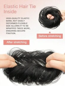 VADES Estensioni per capelli umani - 01 Nero Jet - Visualizzare 2