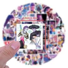 55张动漫贴纸 Demo-N Hunters 老虎 DIY 贴纸 剪贴簿 手机 行李箱 滑板 防水贴纸，-N Hunter 儿童，动画电影，卡通，涂鸦贴纸，行李箱，水杯，贴纸 - 彩色 - 查看 4