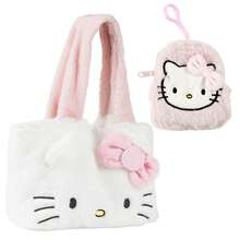 CERDÁ LIFE'S LITTLE MOMENTS  購物袋和毛絨零錢包套裝 – Kitty 粉絲的完美配件 - 粉色 - 查看 1