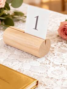 44/15/10/5pcs Table Number Clips,Rustic-Style Card Holders, Suitable For Weddings,Valentine's Day,Ramadan,Christmas.Wedding Party Table Number Stand, Place Card Holders, Conference Exhibition Rack, Ideal For Weddings, Birthdays, Graduations. Also Suitable As Thanksgiving/Christmas Memorial Gifts, Crafts. - Multicolor - View 7