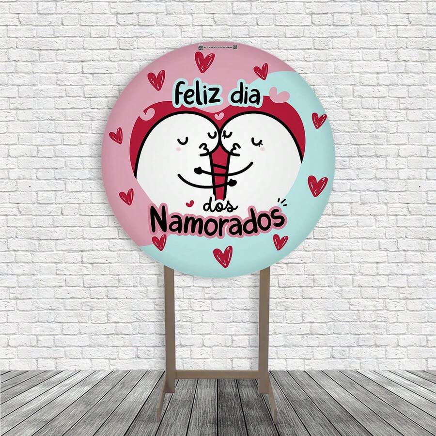 Capas de Decoração Painel e Cilindros Para Tema Dia Dos Namorados Com Elástico