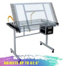 Art Station Drafting Table/Top Drawing Desk Art Work Station Table - 1 - Xem 5