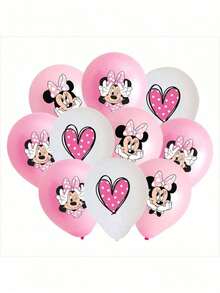 34pcs Mouse Shaped Foil Balloon Set, Latex Balloons, Birthday Party Decorations, Suitable For Birthday Party, Mother's Day, Graduation Ceremony, Party, Holiday, Daily Gathering, Back To School Season, Christmas Party And Other Occasions - Multicolor - View 7