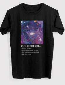 Hoshino Ai - Oshi No Ko Anime Shirt Uni T-Shirt Sweahirt Hoodie Shirt Man Woman Vintage Shirt Fan Gift Shirt S911 - màu đen - Xem 1