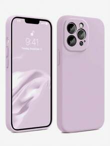 1个仿液态绒毛手机壳，商务风格手机壳，兼容三星S21/S22/S23/S24/S25，兼容苹果17/17 Pro、17 Pro Max、16/16 Pro/16 Pro Max、15 Pro Max、14/13/12/11，兼容OPPO，兼容红米，兼容，手机壳，手机配件，适用于13英寸和16英寸手机，送朋友的礼物，17 Pro Max手机壳 - 草紫色 - 查看 9