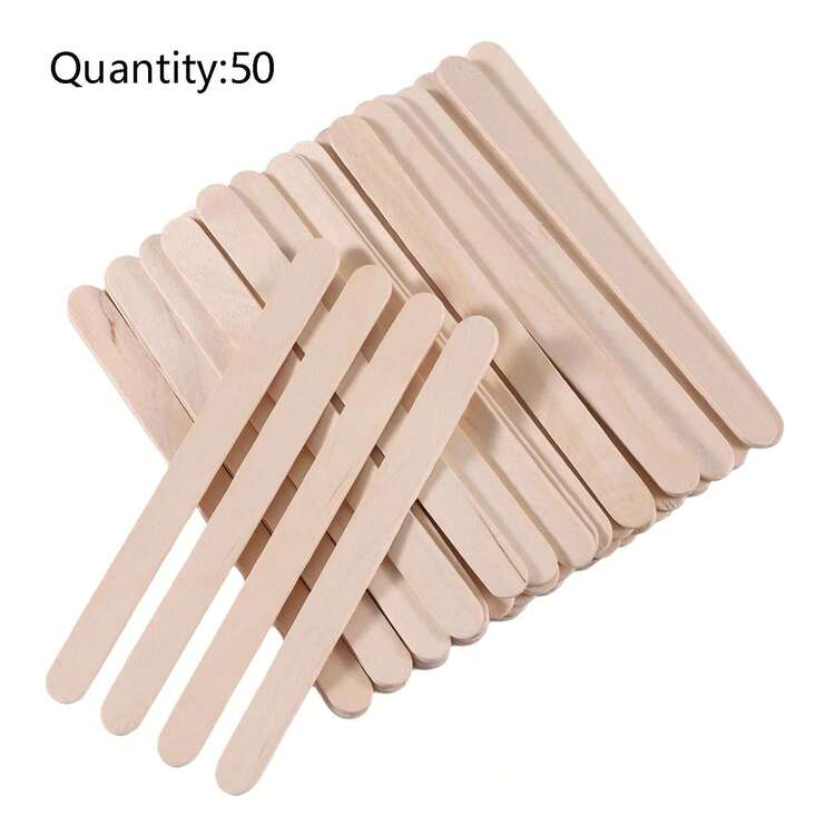 50pcs/100pcs/150pcs Resin Tool Epoxy Stirring Stick Popsicle Ice Cream Stick Handmade DIY Resin Mold Wood Ice Pop Sticks Making Tools - Multicolor - View 9