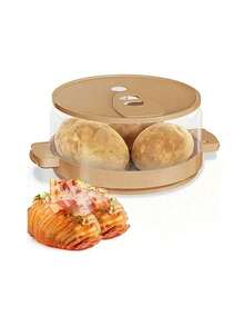 1pc New Microwave Bacon Potato Cooker, Potato Baking Tool, Household Baking Assistant