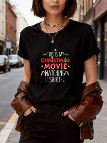 Camisetas femininas - Preto - Ver 1