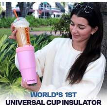 WSXC Togo Buddy 30 Oz Stainless Steel Vacuum Insulated Tumbler To Go Coffee Cup Iced Coffee Cups Iced Coffee Sleeve Travel Mug Thermal Cup For Hot And Cold Drinks Cup Aurora - Cực quang - Xem 8