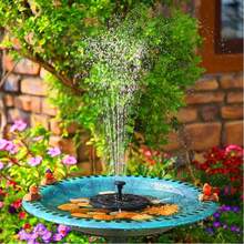 Outdoor Solar Fountain, 6 Nozzle Floating Solar Water Pump For Pond, Xmas Gift Ideas For Family, Best Christmas Decorations For Garden, Patio, Bird Baths Christmas Garden Gift