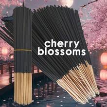 25/55/75/100pcs Japanese Cherry Blossom Incense Sticks, Long Burning Time, Smooth & Clean, Suitable For Home, Kitchen & Dining, Room Fragrance Control, Air Freshener, Slow Burning Incense, Cherry Blossom Scented Sticks, Minimalist Design, Clean Burning Formula, Premium Fragrance Ingredients - 22cm Black Cherry Blossom - View 7