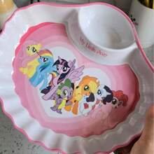 3pcs My Little Pony Cute Household Plates, Divided Plates For Salad, Snacks, And Fruits, Fries And Snack Plates, Fun Plates For Parties And Restaurants - Multicolor - View 12