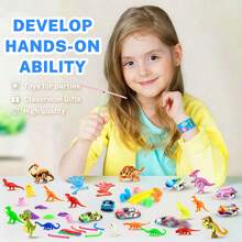 350PCS Party Favors For Kids Toys,Cute Animal Shaped Soft Fidget Toys,Birthday Toys, Prize Box Carnival Prizes For Children, Boys, Girls,Can Be Used As Prizes, Party Favors, Birthday Gifts - màu sắc - Xem 4