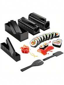 10件套寿司模具饭团模具厨房用品寿司工具套装DIY