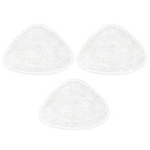 DLAIMI 1/3/5片装替换拖布，适用于O-Cedar蒸汽拖把/MOP Plus，柔软超细纤维材质，适用于各种地板、厨房、浴室、客厅，轻松吸附毛发和碎屑，可水洗，白色，清洁工具配件，返校季/圣诞节 - 白色 - 查看 16