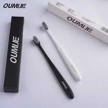 软毛牙刷，全新研发的螺旋刷毛牙刷，家用牙刷，情侣套装，独立包装，专为去除牙菌斑、烟渍、咖啡渍和其他顽固污渍而设计，美白牙齿，适用于正畸矫治器及咖啡渍。透明独立刷盖提供双重安全卫生保护。 - 彩色 - 查看 9