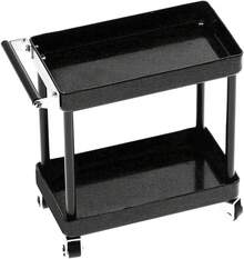 Organizadores de herramientas, carro de herramientas Rendimiento duradero Fiable y práctico Fácil de montar para taller de garaje para accesorios RC(negro) - Negro - Ver 1