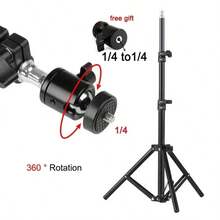 Selfiestick & Tripod Head - Black - View 7