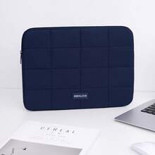 Cute Quilted Tablet Bag Laptop Bag, Soft Padded Laptop Protective Case With Grid Stitching, Anti-Fall And Shock-Absorbing, Suitable For School, Office, And Commuting Back To School Stuff Bag For School Work Laptop Bag For Women Mac Book Casemacbook Case College Essentials Laptop Sleeve - 彩色 - 查看 5