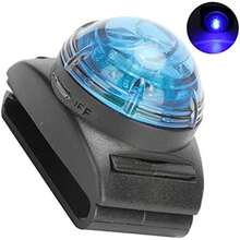 Luz para Mascotas, Luz Colgante Antipérdida, Impermeable, Luminosa, Noche Brillante, Colgante para Mascotas, Lámpara de  para Perros, Collares con Clip para Perros(azul)(default) - Multicolor - Ver 3