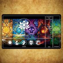 Thảm chơi MTG Zone 1 cái, chất liệu cao su bền, phù hợp cho các trò chơi TCG và CCG, lý tưởng cho các buổi chơi game và luyện tập, phụ kiện trò chơi thẻ bài sưu tầm, thảm chơi game TCG | Thảm chơi game sống động - Nhiều màu - Xem 1