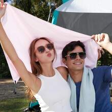 2 PC Towels Super Absorbent High Quality Lightweight With Mesh Bag Outdoor Gear For Camping Hiking Trave - B - View 4